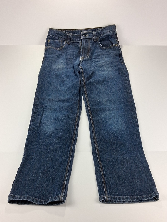 Wrangler Other - Boys Wrangler Jeans Size 12 Regular Dark Blue Straight-Leg Adjustable Waist